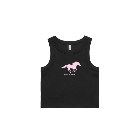 Black front flat lay