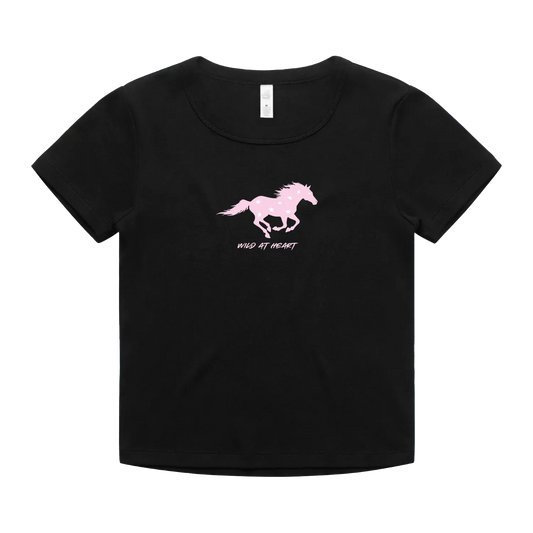 Black front flat lay