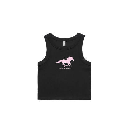 Black front flat lay