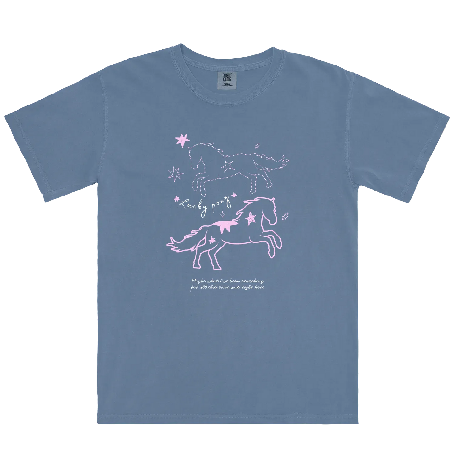 Blue Jean front flat lay