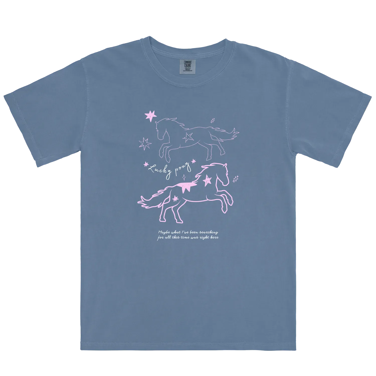 Blue Jean front flat lay