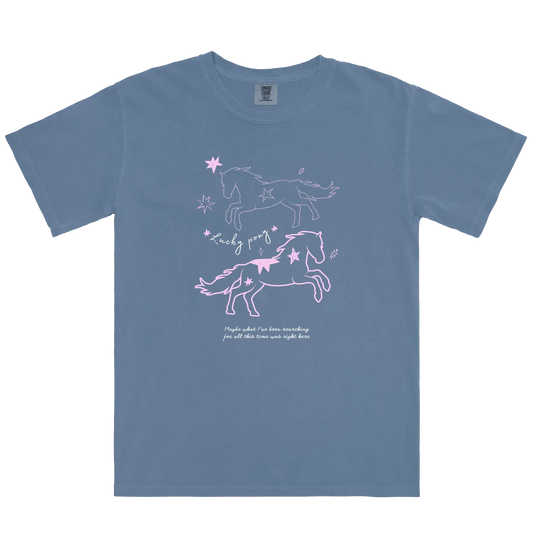 Blue Jean front flat lay