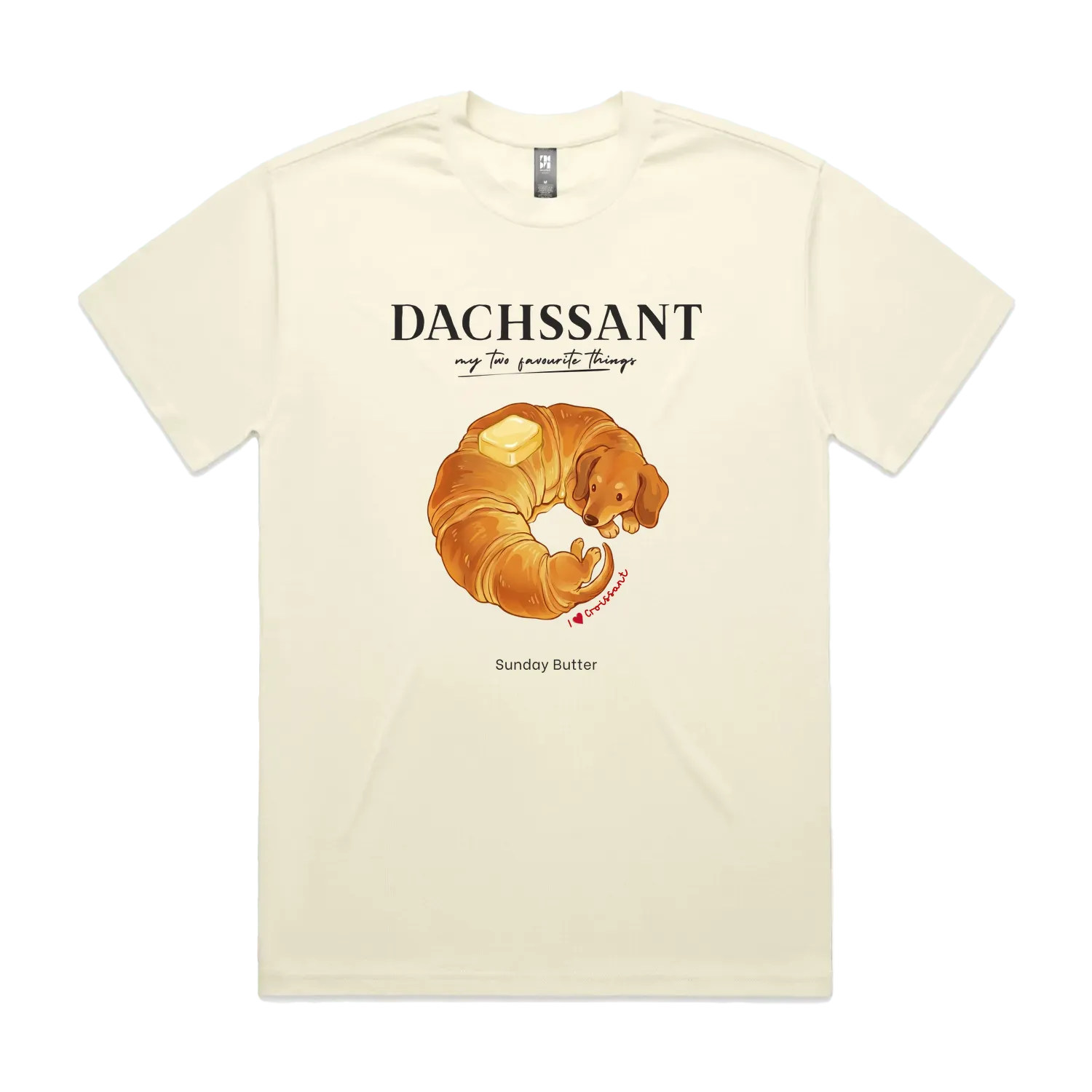 Butter front flat lay