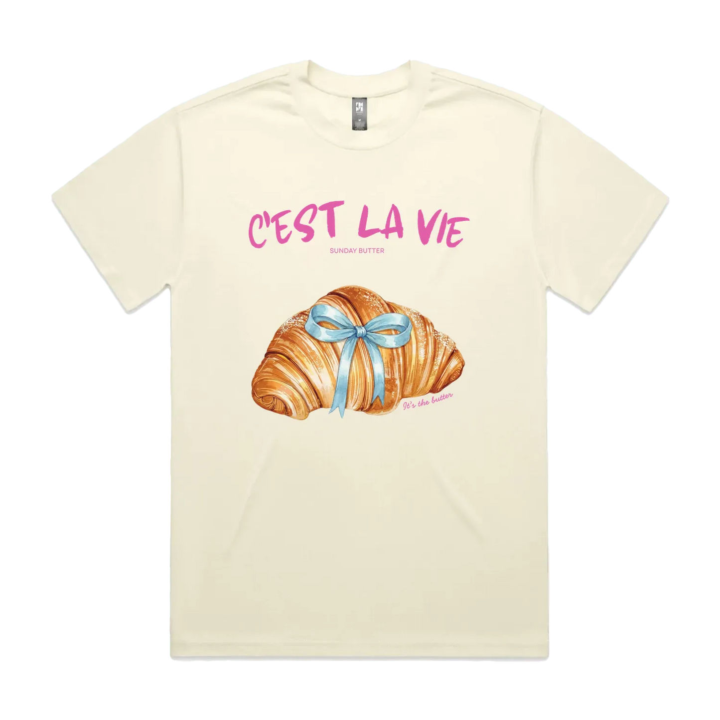 Butter front flat lay