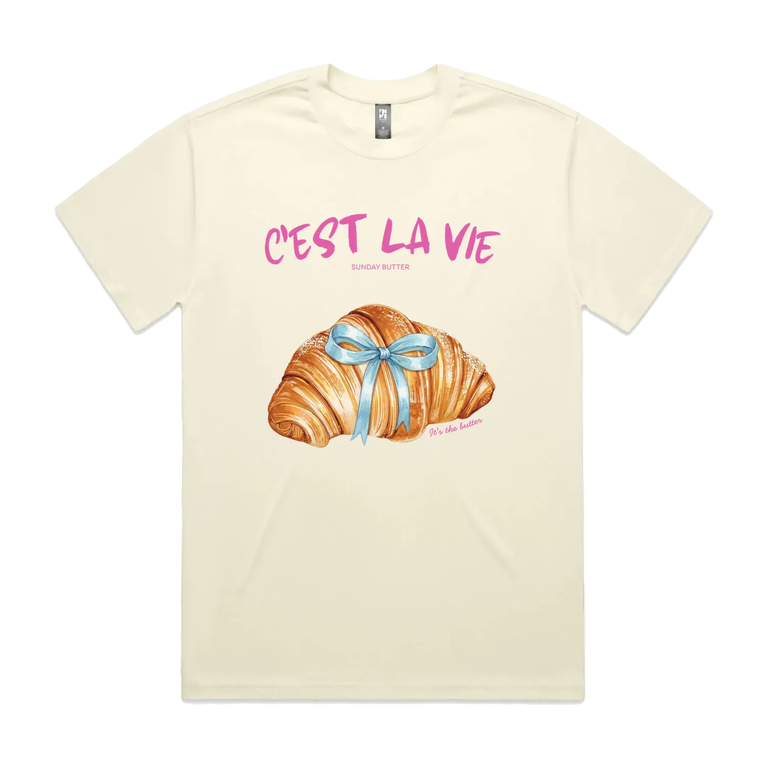 Butter front flat lay