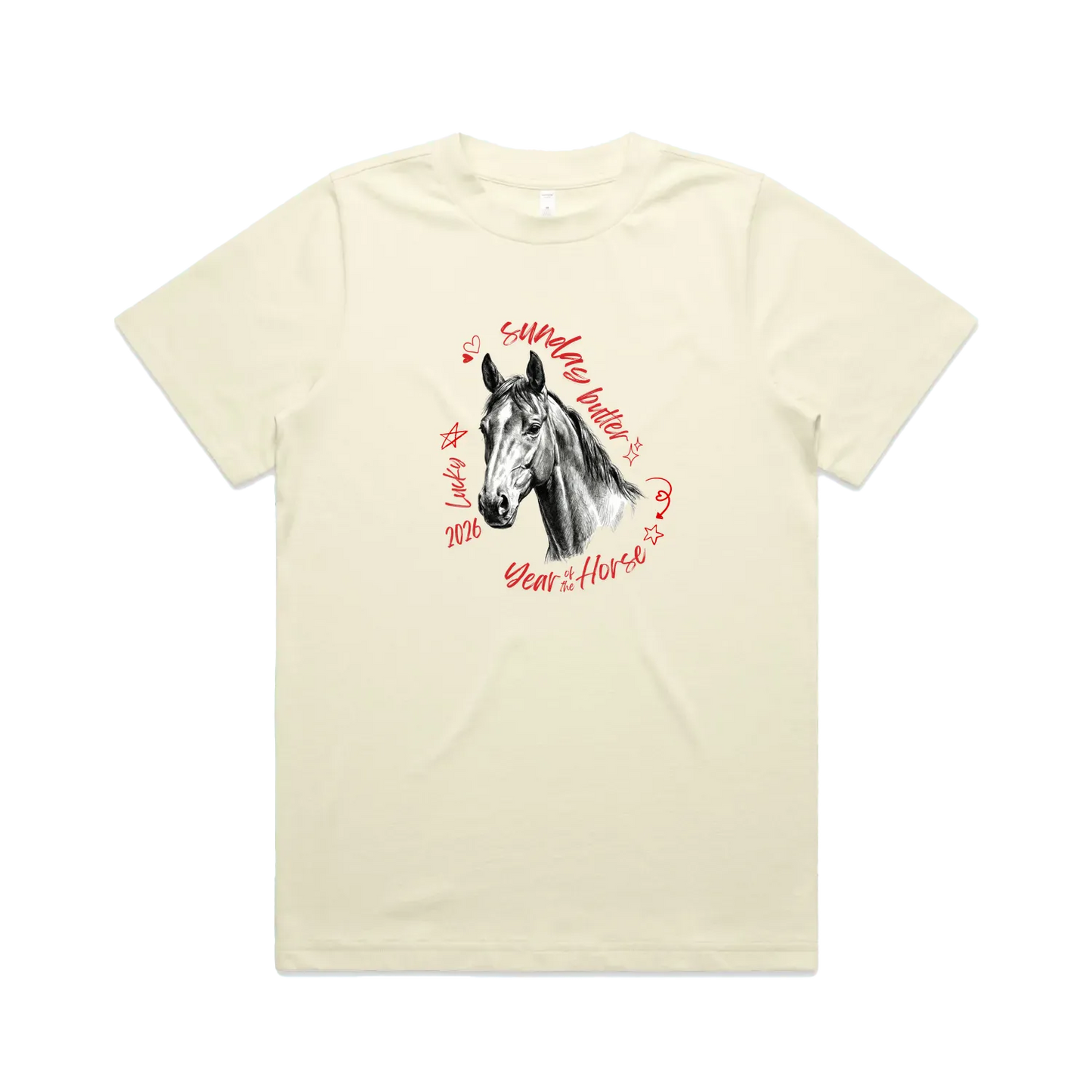 Butter front flat lay