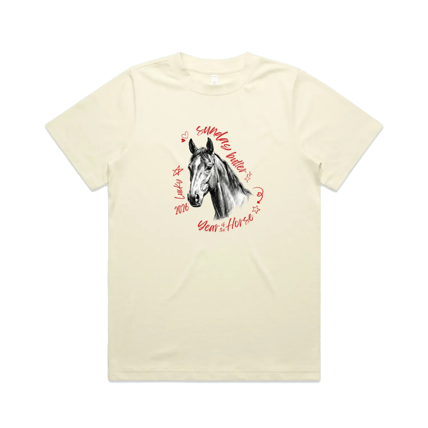 Butter front flat lay