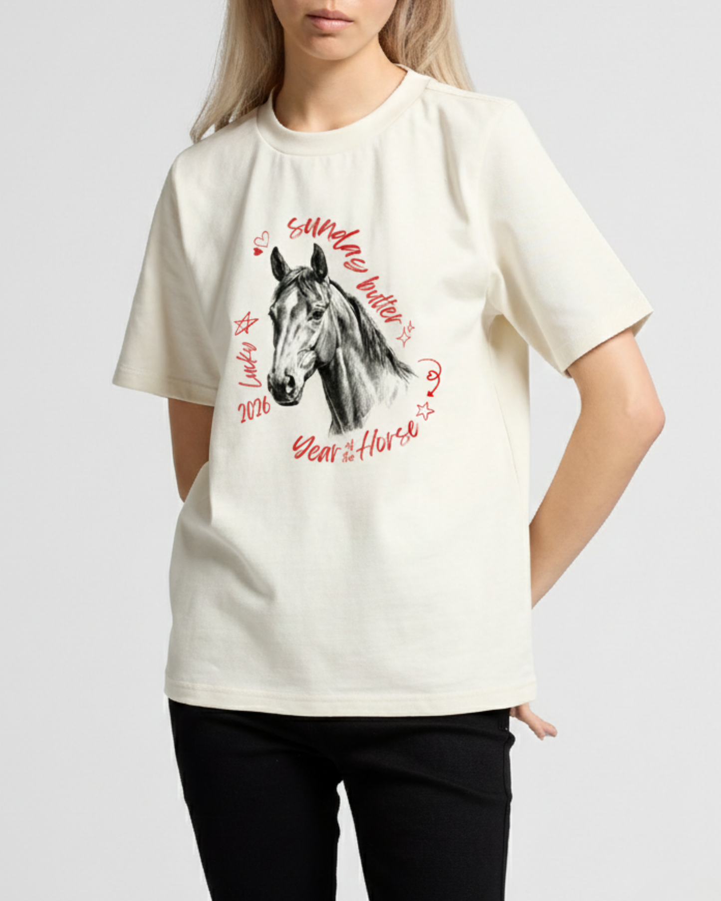 Year of the Horse Scribble Tee