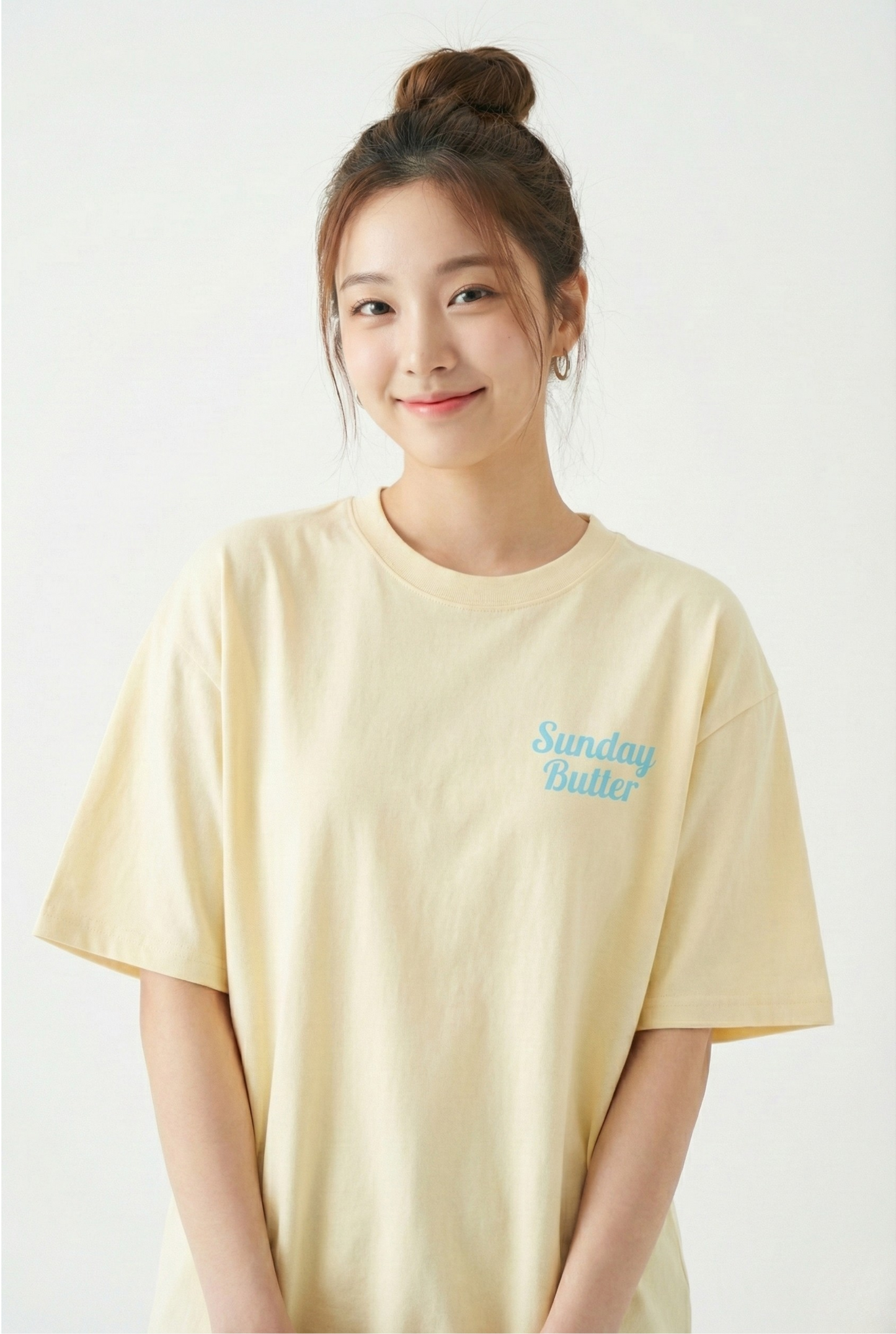 The Sunday Waffle Oversized Tee - Blueberry Butter Edit