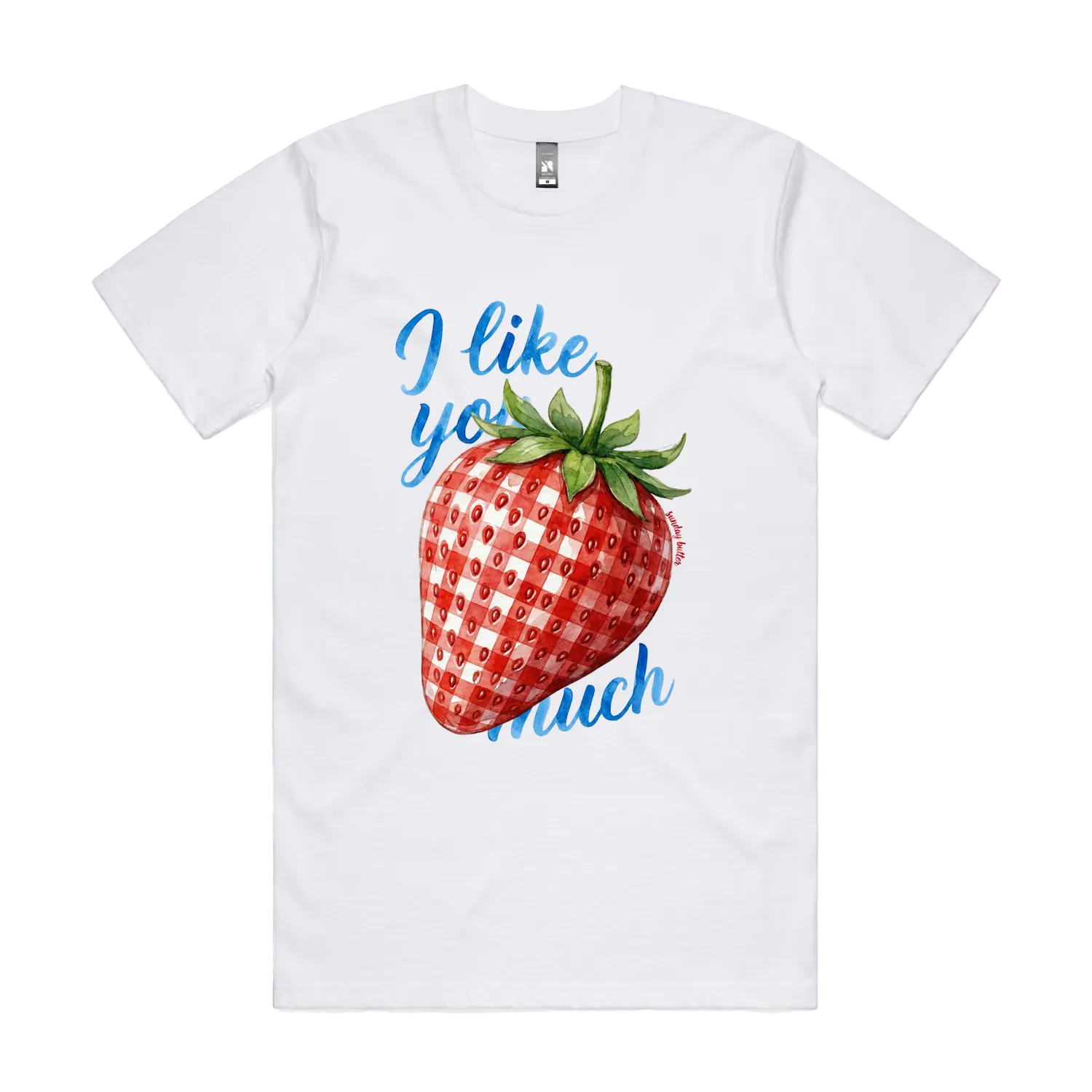 White front flat lay