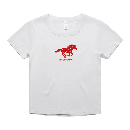 White front flat lay