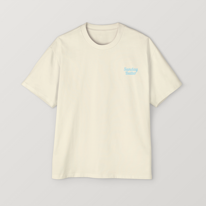 The Sunday Waffle Oversized Tee - Blueberry Butter Edit