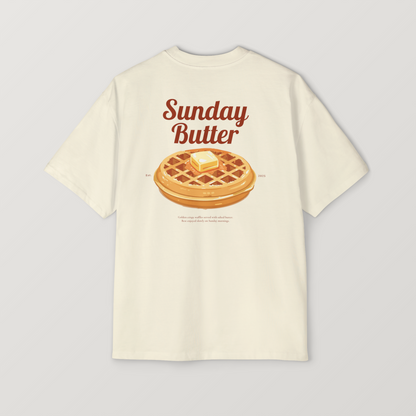 The Sunday Waffle Oversized Tee - Maple Edit