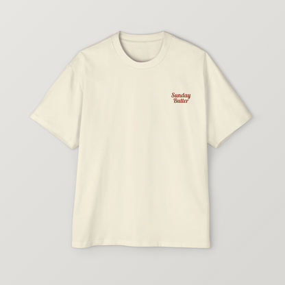 The Sunday Waffle Oversized Tee - Maple Edit