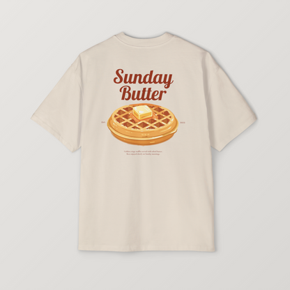 The Sunday Waffle Oversized Tee - Maple Edit