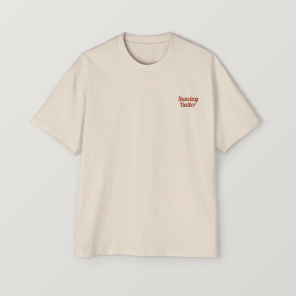 The Sunday Waffle Oversized Tee - Maple Edit