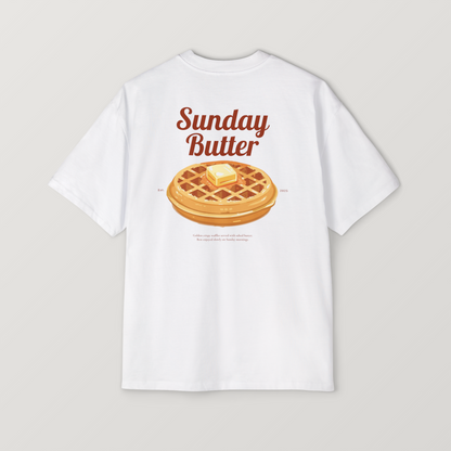 The Sunday Waffle Oversized Tee - Maple Edit