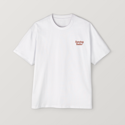 The Sunday Waffle Oversized Tee - Maple Edit