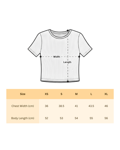 Wild At Heart Ribbed Baby Tee (Pink)